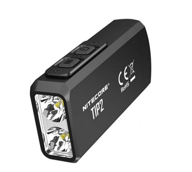 Портативный светодиодный фонарь и зарядное устройство Nitecore TIP2 (Черный)