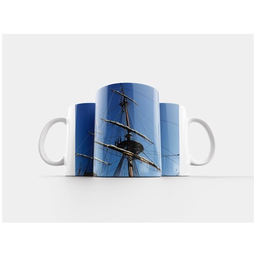 фото Кружка "лодка, мачты, парусная яхта" 320 мл lotsprints