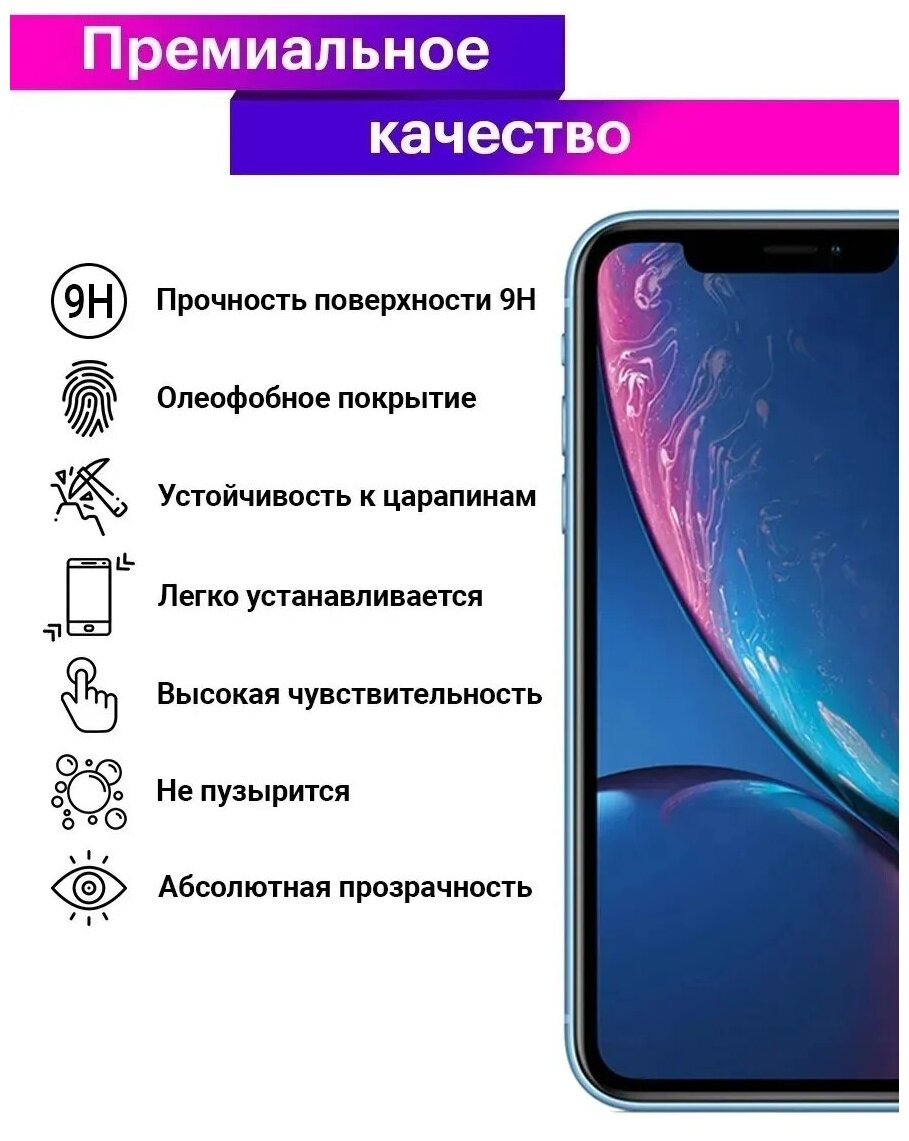 Защитное стекло на Apple iPhone 12 PRO лучшее 5D защитное противоударное полноэкранное стекло 9H