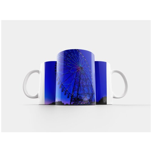 фото Кружка "колесо обозрения, парк культуры и отдыха, транспортное средство" 320 мл lotsprints