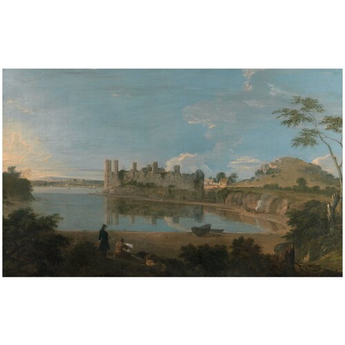 фото Репродукция на холсте замок кернарфон уилсон ричард 98см. x 60см. твой постер