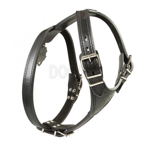 Dogger Шлейка кожаная для собак 35мм