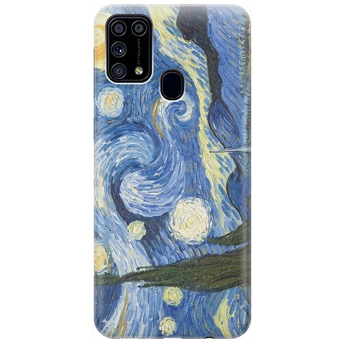 фото Ультратонкий силиконовый чехол-накладка для samsung galaxy m31 с принтом "звездная ночь" gosso