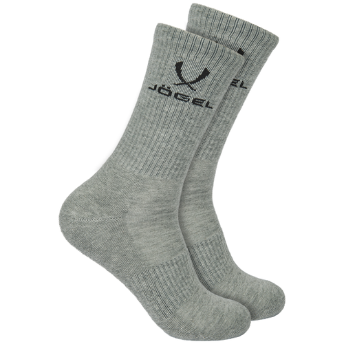 Носки высокие Jögel ESSENTIAL High Cushioned Socks JE4SO0421.MG, меланжевый, 2 пары - 32-34