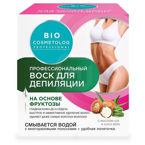 Fito Косметик Воск для депиляции с Маслом Ши и Алоэ Вера серии Bio Cosmetolog Professional 350 г