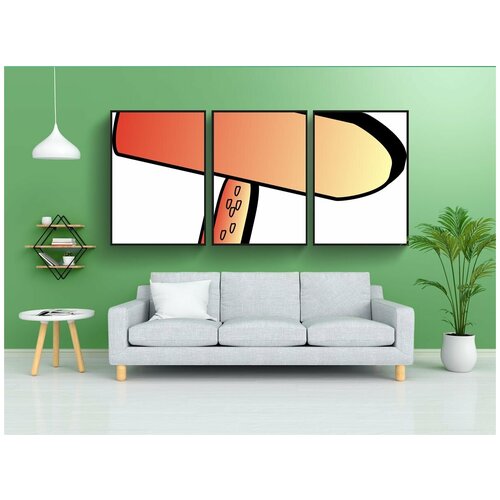 фото Набор модулных постеров для интерьера "знаки, направление, стрела" 60x90 см. в тубусе, без рамки lotsprints