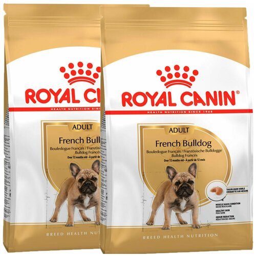 royal canin french bulldog puppy французский бульдог паппи корм сухой для щенков породы французский бульдог до 12 месяцев 3кг ROYAL CANIN FRENCH BULLDOG ADULT для взрослых собак французский бульдог (3 + 3 кг)