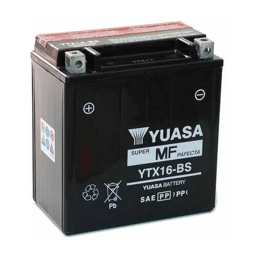фото Yuasa аккумулятор yuasa ytx16-bs 12в 14ач 230cca 150x87x161 мм прямая (+-) gs yuasa