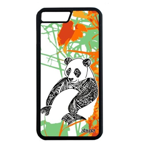 фото Защитный чехол на мобильный // apple iphone 7 plus // "панда" большая медведь, utaupia, цветной