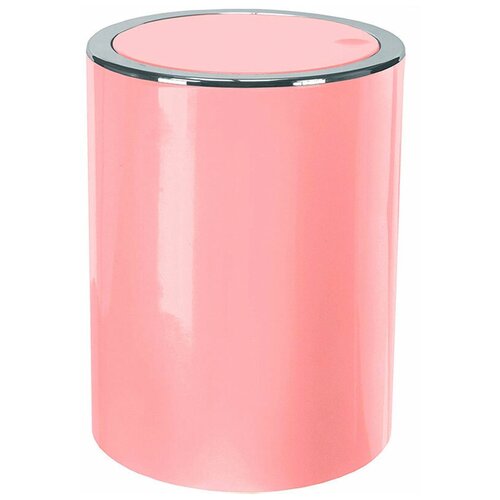 Ведро для мусора Kleine Wolke Clap 5л, цвет розовый