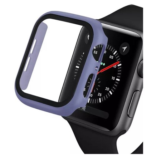 Чехол для Apple Watch 44 mm со стеклом , темная-лаванда