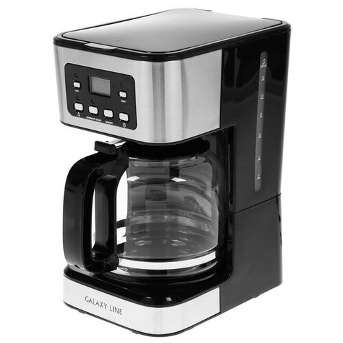 Кофеварка Galaxy LINE GL 0710 капельная 1100 Вт 18 л черная 856500₽
