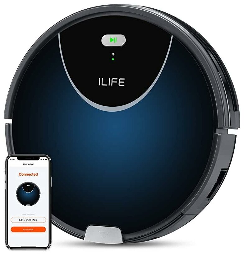 Робот-пылесос ILIFE V80 Max, черно-синий(V80 Max)