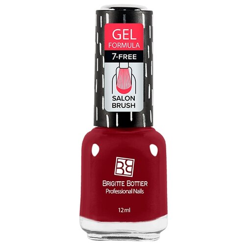 Brigitte Bottier Лак для ногтей Gel Formula, 12 мл, тон 88 фламенко brigitte bottier лак для ногтей gel formula 12 мл тон 64 светло серый