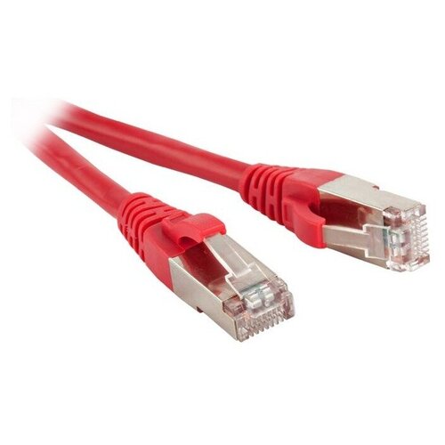 Кабель витая пара патч-корд Hyperline PC-LPM-STP-RJ45-RJ45-C5e-5M-LSZH-RD 5.0m