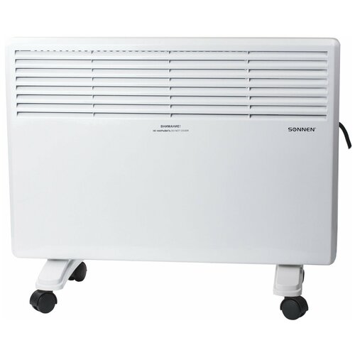 Обогреватель-конвектор SONNEN X-1500 1500 Вт напольнаянастенная установка белый 453495 547600₽