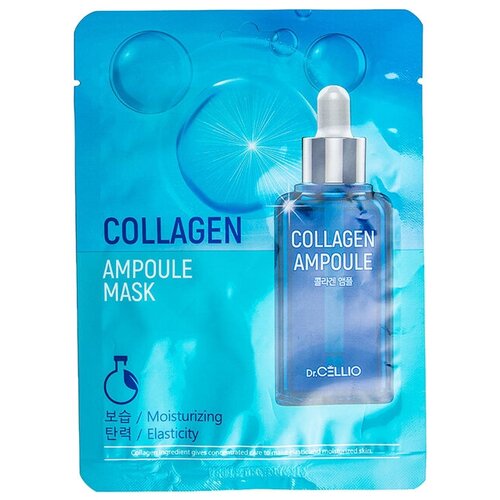 Тканевая маска с коллагеном Dr. Cellio Collagen Ampoule Mask