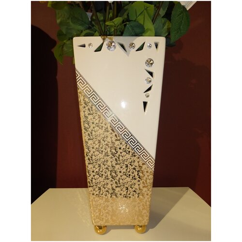 Ваза высокая квадратная Ahura SV151T/40/AFOG