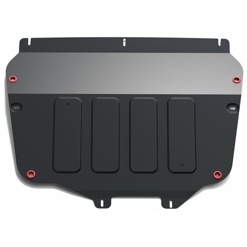 фото Защита картера и кпп автоброня для chery tiggo 4 2017-2019 2019-н.в./tiggo 7 2019-н.в., сталь 1.8 мм, с крепежом, 111.00919.1