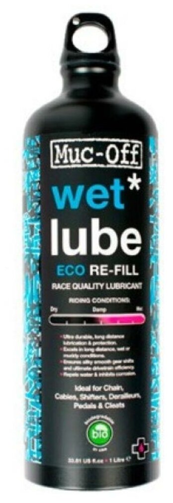 Смазка для цепи Muc-Off Wet Lube 1L