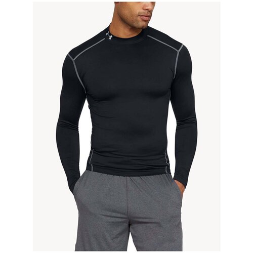 фото Футболка under armour men's ua coldgear® armour compression mock размер sm, 400 royal/steel