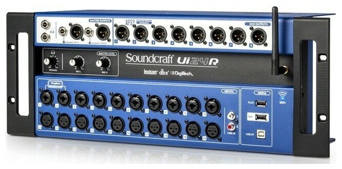 Soundcraft Ui-24R рэковый микшер, 24 канала