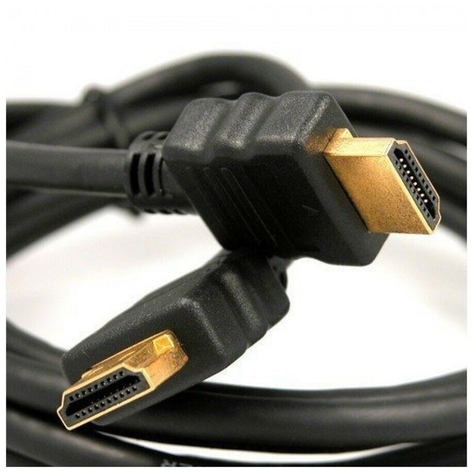 Шнур HDMI-HDMI Gold, 1.5 м v 1.4 FULL HD (для подключения Триколор, МТС, цифровые приставки)