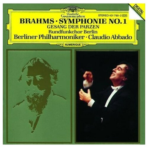 brahms symphony no 1 AUDIO CD BRAHMS: Symphonie No. 1. Abbado (1 CD)