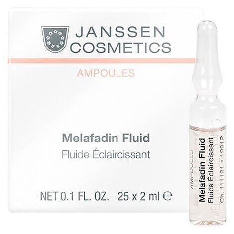 Janssen Ampoules: Осветляющие ампулы для лица (Mela-Fadin), 3*2мл