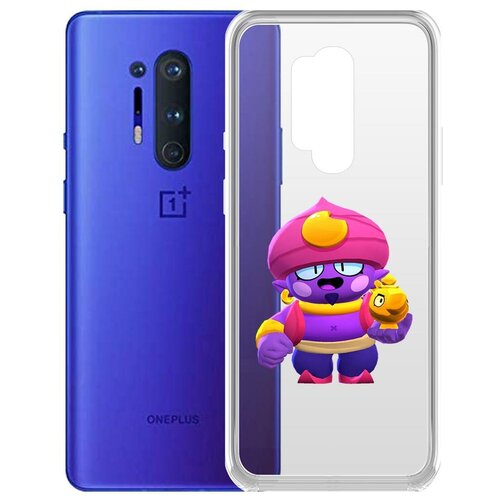 фото Чехол-накладка clear case brawl stars-джин для oneplus 8 pro krutoff group