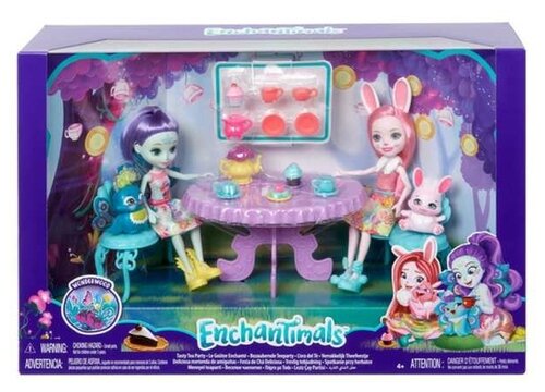 Игровой набор Mattel Enchantimals "Чаепитие Пэттер Павлины и Бри Кроли" GLD41