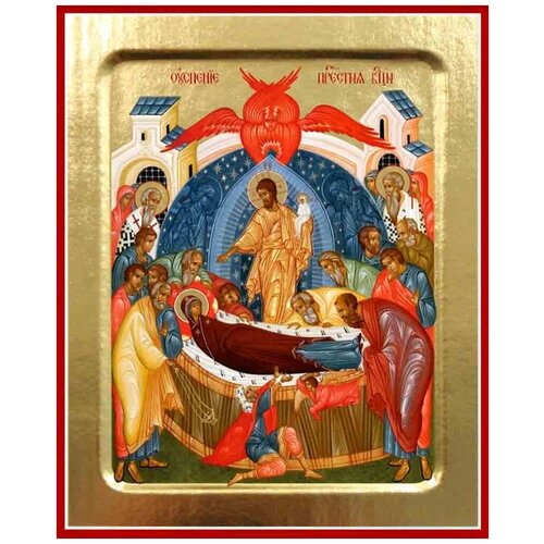 Икона Успения Пресвятой Богородицы на дереве: 125 х 160 Синопсисъ 23231