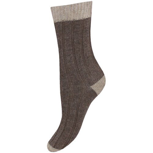 фото Женские носки mademoiselle средние, размер unica, коричневый