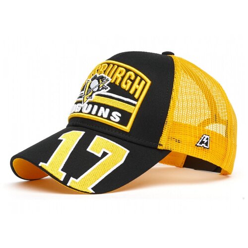 фото Бейсболка atributika & club pittsburgh penguins №17 31330 sr (размер 55-58, цвет черный/желтый)