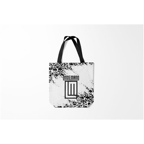 фото Сумка-шоппер / 40х40 см / рок / rammstein lindemann burnettie