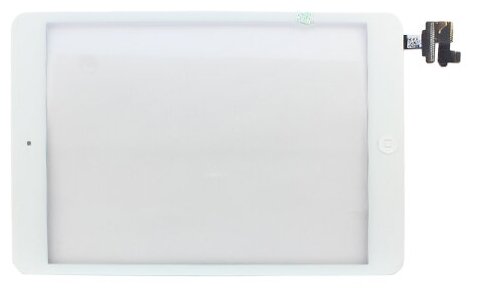 Сенсорное стекло (тачскрин) для Apple iPad mini 2 Retina в сборе с разъемом (белый)