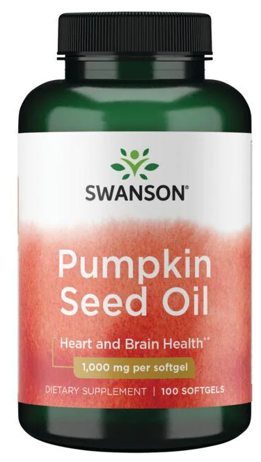 Swanson Pumpkin Seed Oil (Масло семян тыквы) 1000 мг 100 гелевых капсул (Swanson)
