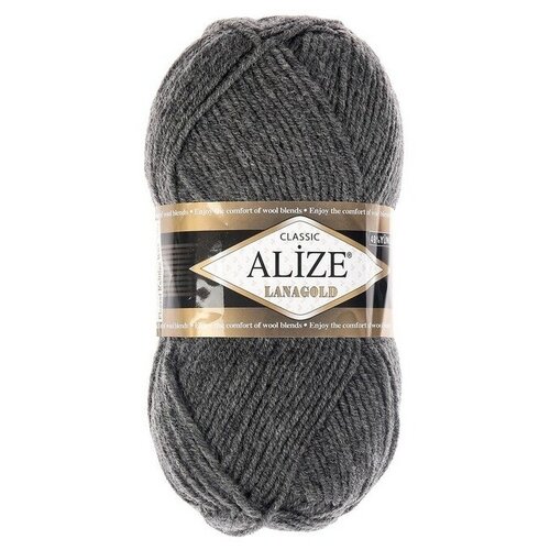 Пряжа Alize Lanagold, 49 % шерсть, 51 % акрил, 100 г, 240 м, 1 шт., 182 240 м