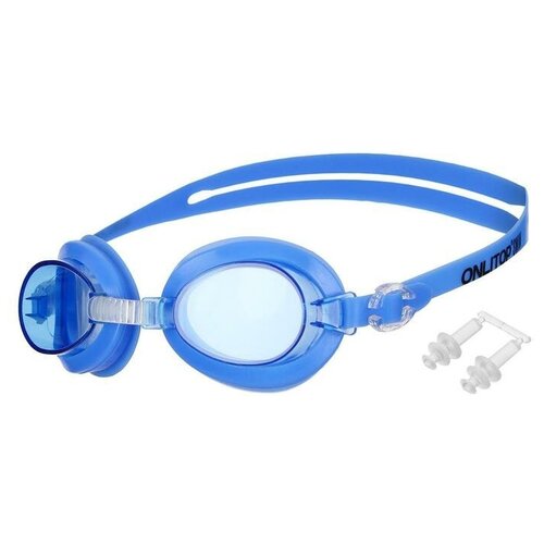 фото Очки для плавания, детские + беруши, цвета микс нет бренда