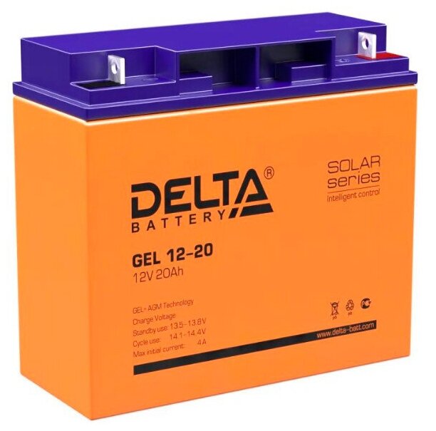 Аккумуляторная батарея для ИБП Delta GEL 12-20 12В, 20Ач