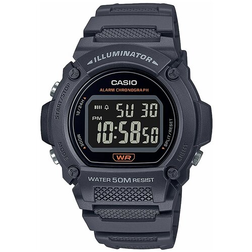 Наручные часы CASIO Collection W-219H-8BVEF, черный, серый