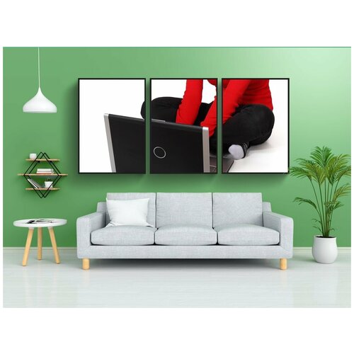 фото Набор модулных постеров для интерьера "онлайн шоппинг, электронная торговля, купить" 60x90 см. в тубусе, без рамки lotsprints