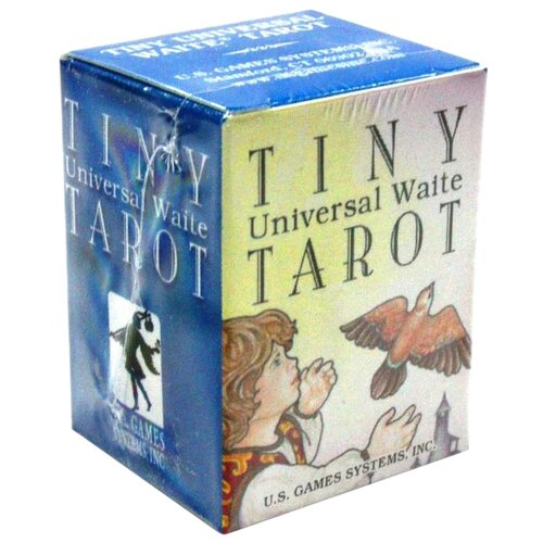 hanson roberts m universal waite tarot deck 78 карт инструкция Гадальные карты U.S. Games Systems Таро Tiny Universal Waite, 78 карт, разноцветный, 20