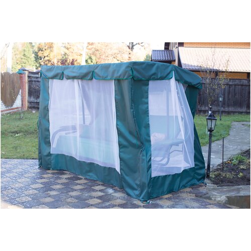 фото Тент-шатер fler для качелей стандарт 2 (182 х 100 х 150 см) зеленый