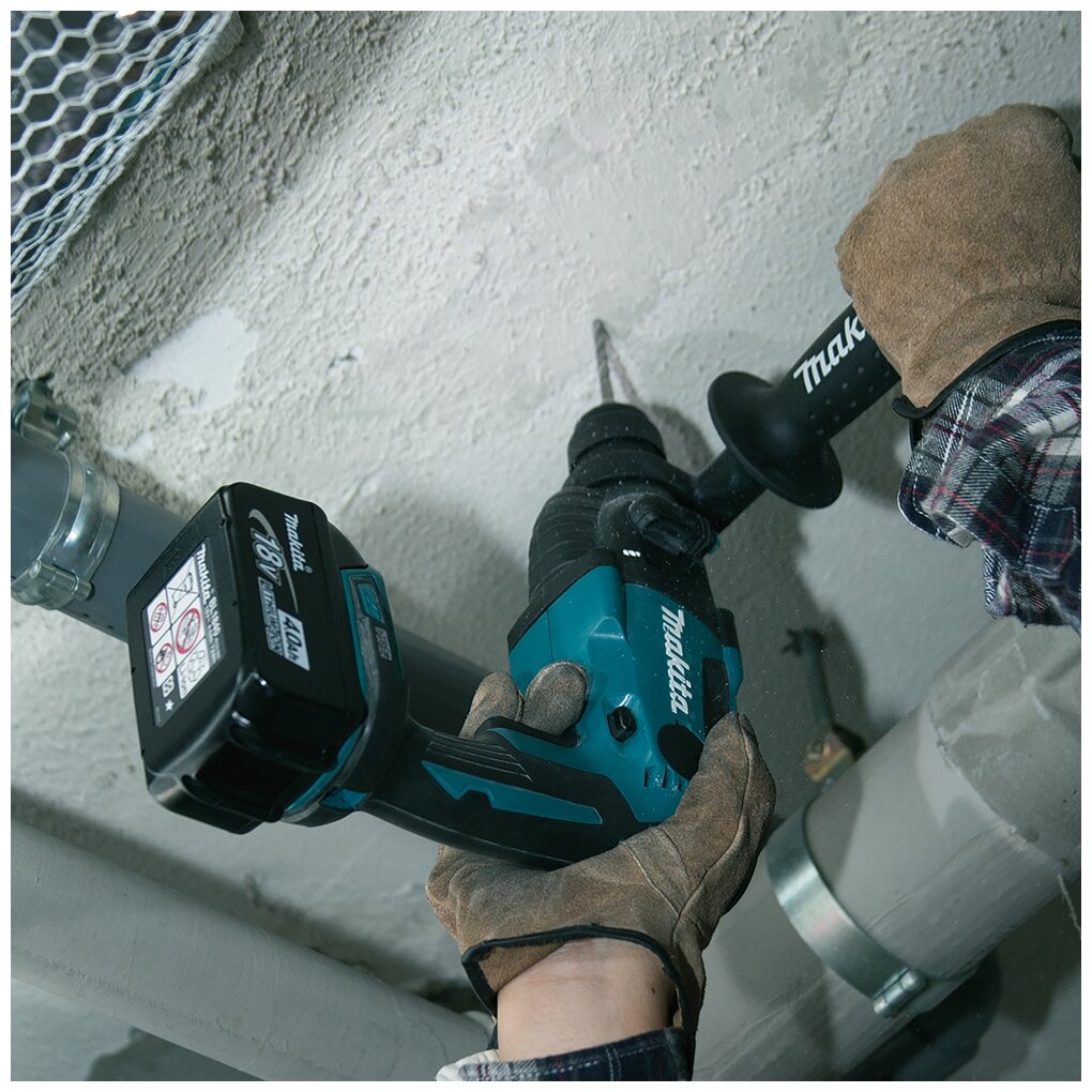 Перфоратор аккумуляторный SDS-plus MAKITA DHR165Z (18 В, 1,5кг, 2реж, без акк , без зар. устр.) - фотография № 12