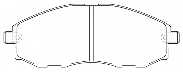 Pn0434 Nibk Колодки Тормозные Передние NiBK арт. PN0434