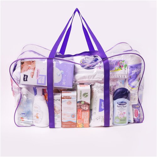 фото Готовая сумка в роддом / набор в роддом - 30 предметов для мамы и малыша ready for baby