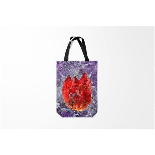 фото Сумка-шоппер / 31х42 см / популярные иллюстрации / природа роза инков burnettie