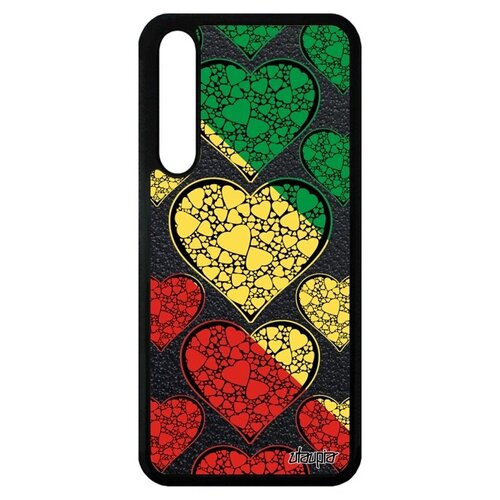 фото Необычный чехол для // huawei p20 pro // "флаг конго браззавиль с сердцем" дизайн любовь, utaupia, цветной