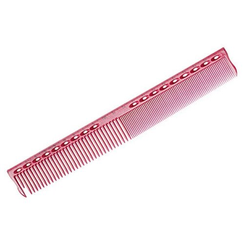Расческа для стрижки Y.S.Park Cutting Guide Comb G45 с линейкой красная